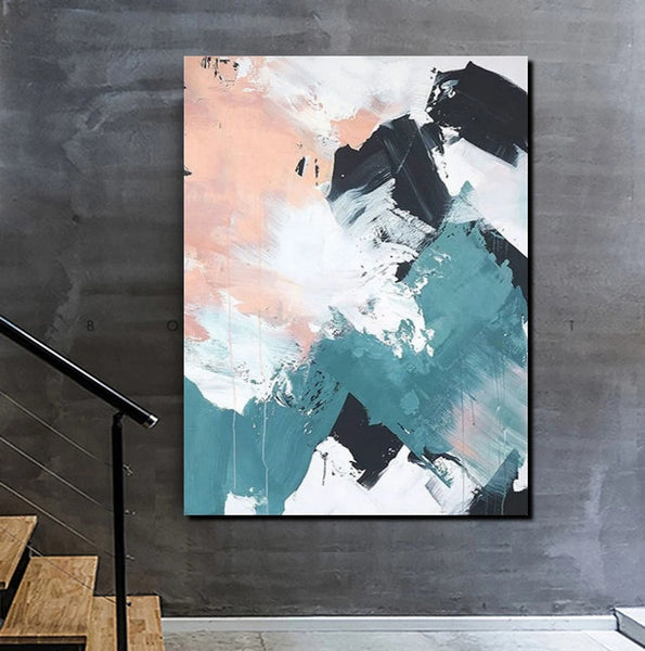 Contemporary Abstract Art, Bedroom Canvas Art Ideas, Large Painting for Sale, Buy Large Paintings Online, Simple Modern Art-Grace Painting Crafts