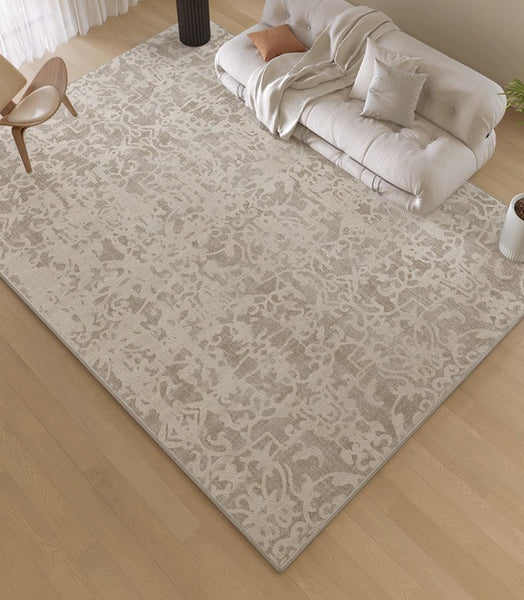 Thick Soft Rugs for Living Room, French Style Modern Rugs for Bedroom, Modern Rugs for Interior Design, Contemporary Modern Rugs under Dining Room Table-Grace Painting Crafts