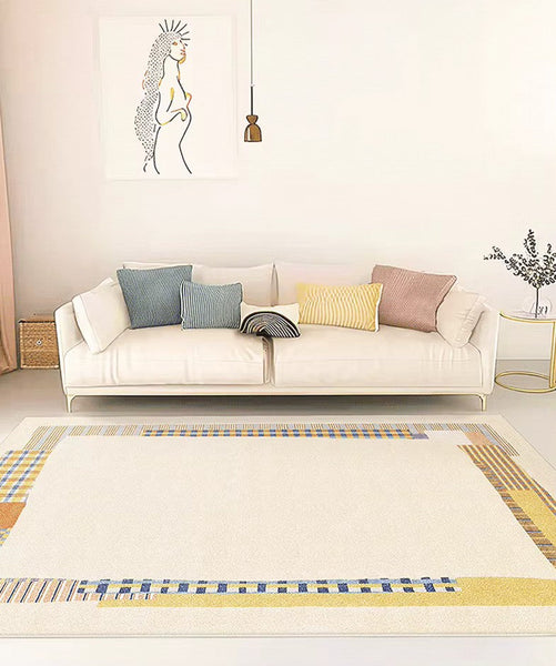 Abstract Contemporary Rugs for Bedroom, Large Modern Rugs under Sofa, Modern Rug Ideas for Living Room, Modern Floor Carpets for Office-Grace Painting Crafts