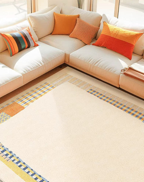 Abstract Contemporary Rugs for Bedroom, Large Modern Rugs under Sofa, Modern Rug Ideas for Living Room, Modern Floor Carpets for Office-Grace Painting Crafts