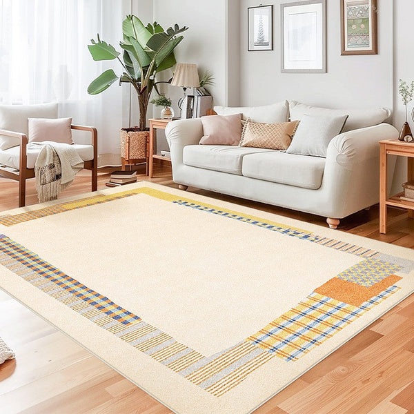 Abstract Contemporary Rugs for Bedroom, Large Modern Rugs under Sofa, Modern Rug Ideas for Living Room, Modern Floor Carpets for Office-Grace Painting Crafts