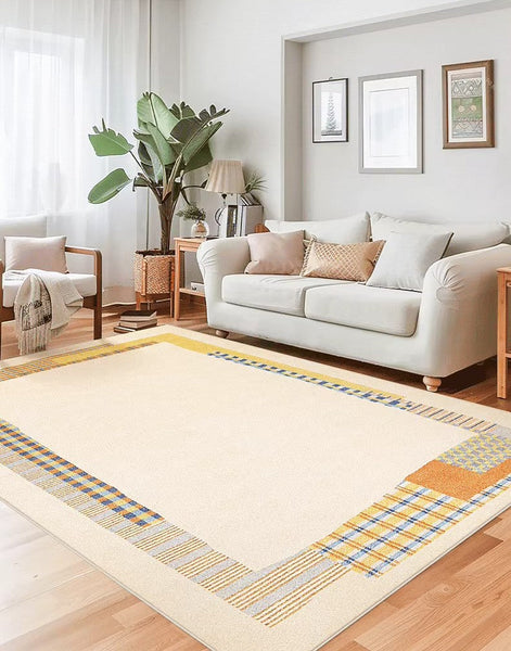 Abstract Contemporary Rugs for Bedroom, Large Modern Rugs under Sofa, Modern Rug Ideas for Living Room, Modern Floor Carpets for Office-Grace Painting Crafts