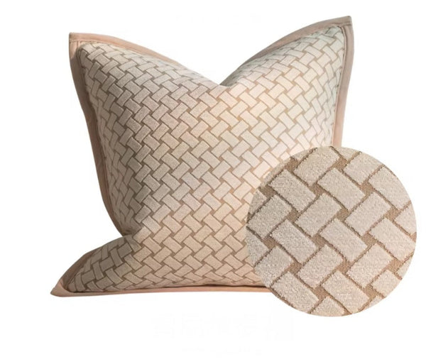 Modern Decorative Pillow Cover, Decorative Throw Pillows for Living Room, Decorative Pillow Arrangement Ideas for Couch, Modern Sofa Pillows-Grace Painting Crafts