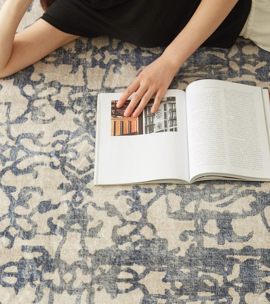 Modern Rugs for Interior Design, Thick Soft Rugs for Living Room, French Style Modern Rugs for Bedroom, Contemporary Modern Rugs under Dining Room Table-Grace Painting Crafts