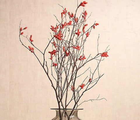 Myrtle Twigs, Handmade Artificial Flower, Natural Decorations, Flower Arrangement-Grace Painting Crafts