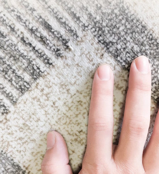 Modern Floor Rugs for Bedroom, Extra Large Geometric Modern Rugs for Office, Large Gray Floor Rugs for Living Room, Dining Room Floor Rug-Grace Painting Crafts