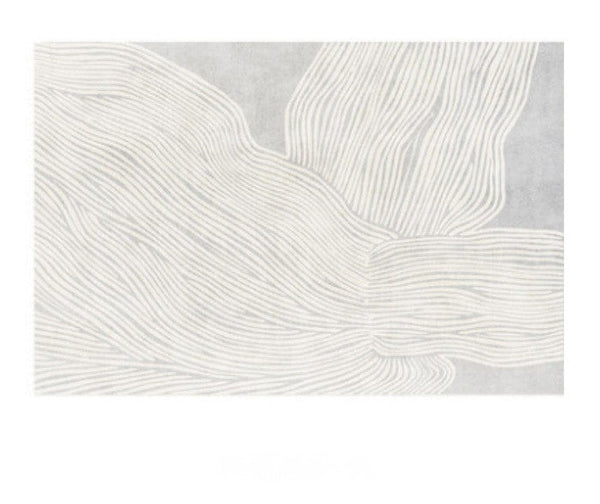 Modern Living Room Rugs, Grey Thick Soft Modern Rugs for Living Room, Dining Room Modern Rugs, Contemporary Rugs for Bedroom