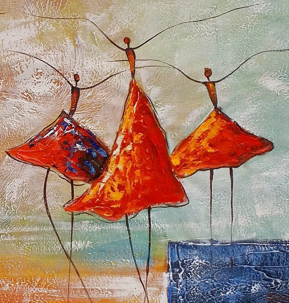 Wall Art Painting, Ballet Dancer Painting, Acrylic Painting for Sale, Simple Abstract Painting, Bedroom Canvas Painting-Grace Painting Crafts