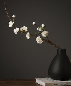 White and Pink Plum Artificial Flowers, Artificial Botany Plants, Silk Flower Arrangement, Plum Flower, Simple Flower Arrangement for Home Decoration-Grace Painting Crafts