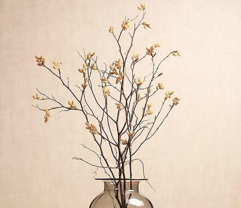 Myrtle Twigs, Natural Decorations, Flower Arrangement, Handmade Artificial Flower, Natural Dried Flower Twigs-Grace Painting Crafts