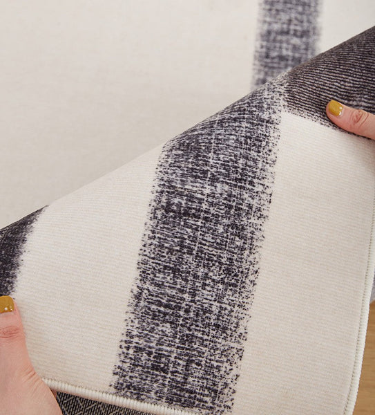 Geometric Contemporary Modern Rugs Next to Bed, Modern Carpets for Office, Abstract Area Rugs for Living Room, Modern Soft Rugs under Dining Room Table-Grace Painting Crafts