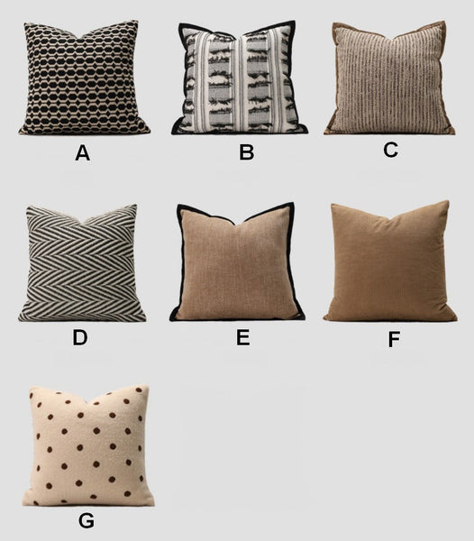 Modern Sofa Pillows, Geometric Modern Sofa Pillows, Decorative Pillows for Couch, Contemporary Throw Pillows, Modern Pillows for Dining Room-Grace Painting Crafts