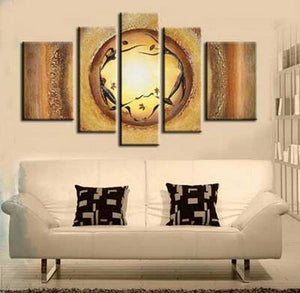 Large Painting for Sale, Heavy Texture Painting, Hand Painted Canvas Art, Acrylic Painting on Canvas-Grace Painting Crafts