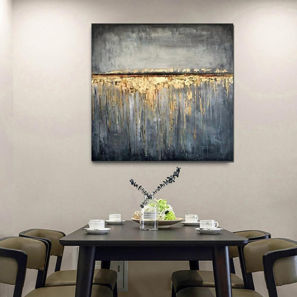 Extra Large Abstract Paintings on Canvas, Bedroom Wall Art Ideas, Simple Painting Ideas for Bedroom, Hand Painted Abstract Painting-Grace Painting Crafts