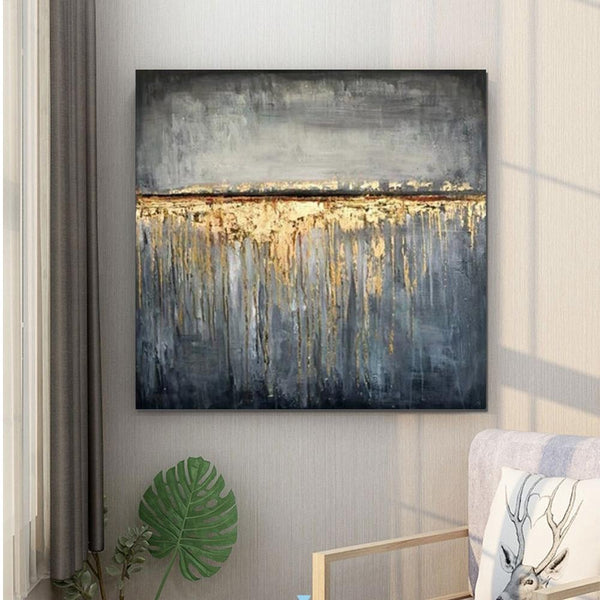 Extra Large Abstract Paintings on Canvas, Bedroom Wall Art Ideas, Simple Painting Ideas for Bedroom, Hand Painted Abstract Painting-Grace Painting Crafts