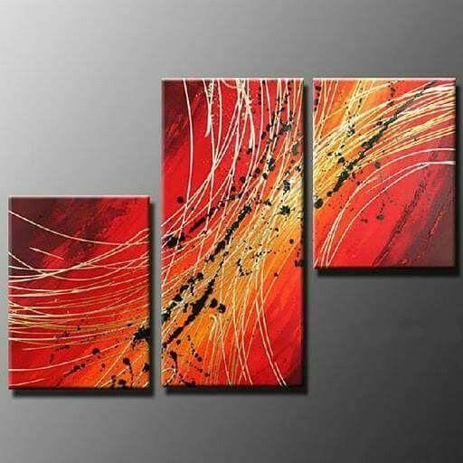 Simple Acrylic Painting, Abstract Canvas Painting, Acrylic Painting on –  Grace Painting Crafts