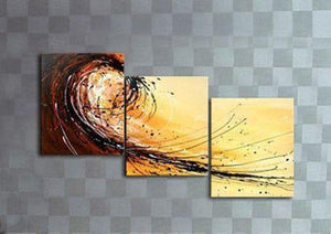 Simple Abstract Art, Big Wave Painting, Abstract Canvas Painting, Abstract Painting for Sale, Abstract Landscape Paintings, Large Painting on Canvas-Grace Painting Crafts