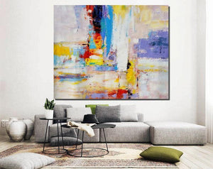 Modern Wall Painting, Contemporary Acrylic Art, Modern Paintings for Bedroom, Living Room Wall Paintings, Hand Painted Canvas Painting-Grace Painting Crafts