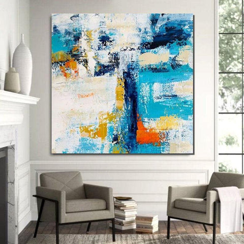 Huge Abstract Artwork, Extra Large Paintings for Living Room, Abstract Wall Art Paintings, Simple Modern Art, Modern Canvas Paintings for Bedroom-Grace Painting Crafts