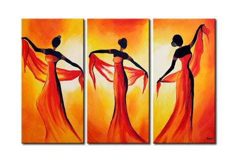 African Woman Painting, Large Painting on Canvas, African Acrylic Paintings, Living Room Wall Art Paintings, Buy Art Online-Grace Painting Crafts