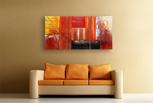 Red Abstract Painting, Abstract Art, Canvas Painting, Abstract Art for Sale-Grace Painting Crafts