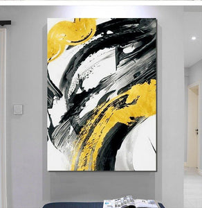 Hand Painted Acrylic Painting, Wall Art Paintings, Modern Abstract Painting, Extra Large Paintings for Living Room-Grace Painting Crafts