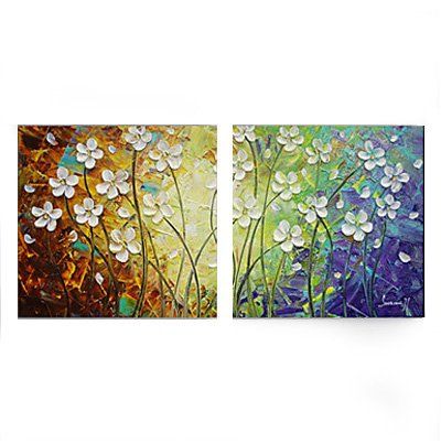Flower Painting, Acrylic Flower Paintings, Bedroom Wall Art Painting, Modern Contemporary Paintings-Grace Painting Crafts