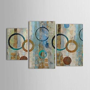 Modern Wall Art Paintings, 3 Piece Wall Art, Abstract Acrylic Paintings, Hand Painted Acrylic Paintings-Grace Painting Crafts