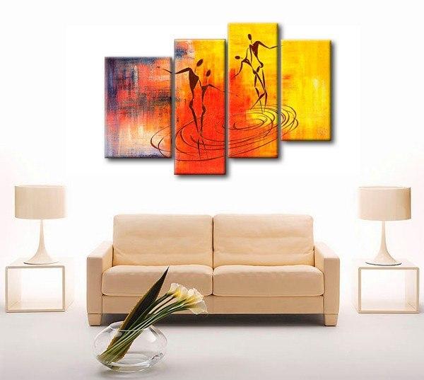 Abstract Painting of Love, Large Acrylic Painting, Abstract Painting on Canvas, Bedroom Wall Art Paintings, Simple Modern Art-Grace Painting Crafts