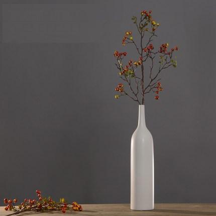 Rustic Artificial Autumn Fruit, Stem 28" Tall, Flower Arrangement, Botanicial Plant-Grace Painting Crafts