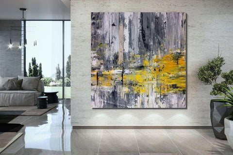 Bedroom Wall Painting, Large Paintings for Living Room, Hand Painted Acrylic Painting, Modern Contemporary Art, Modern Paintings for Dining Room-Grace Painting Crafts