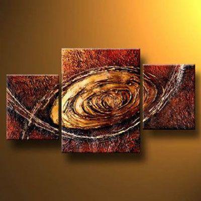 Acrylic Painting Abstract, 3 Piece Wall Art, Canvas Paintings for Living Room, Modern Paintings, Hand Painted Wall Art-Grace Painting Crafts