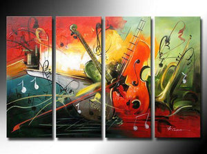 Music Painting, Modern Wall Art Painting, Simple Modern Art, Contemporary Wall Art, Modern Paintings for Living Room, Acrylic Painting Abstract-Grace Painting Crafts