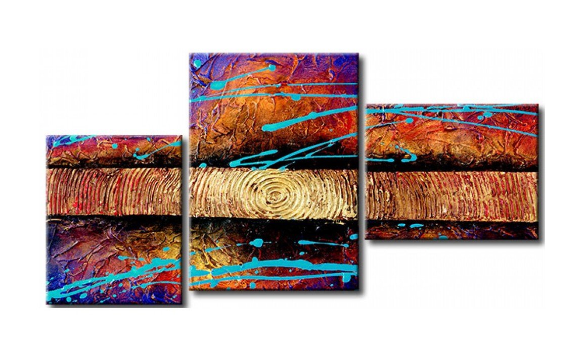 Texture Painting, 3 Piece Wall Art, Abstract Acrylic Paintings, Hand Painted Artwork, Acrylic Painting Abstract-Grace Painting Crafts
