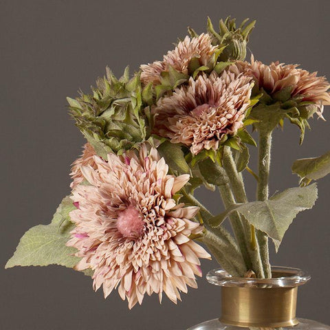 Large Gerberas Artificial Flowers, Autumn Arrangement, Table centerpiece, Sunflower-Grace Painting Crafts