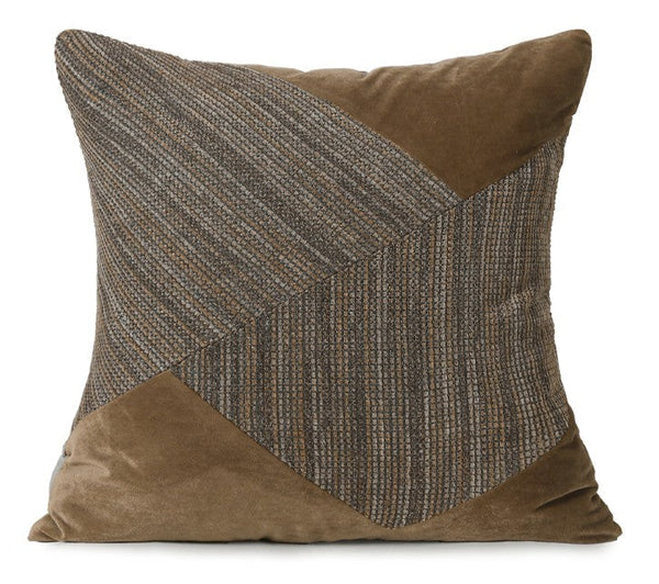 Brown Pillows for Couch, Decorative Throw Pillows, Modern Sofa Pillows, Modern Throw Pillows for Living Room-Grace Painting Crafts