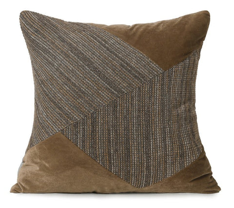 Brown Pillows for Couch, Decorative Throw Pillows, Modern Sofa Pillows, Modern Throw Pillows for Living Room-Grace Painting Crafts