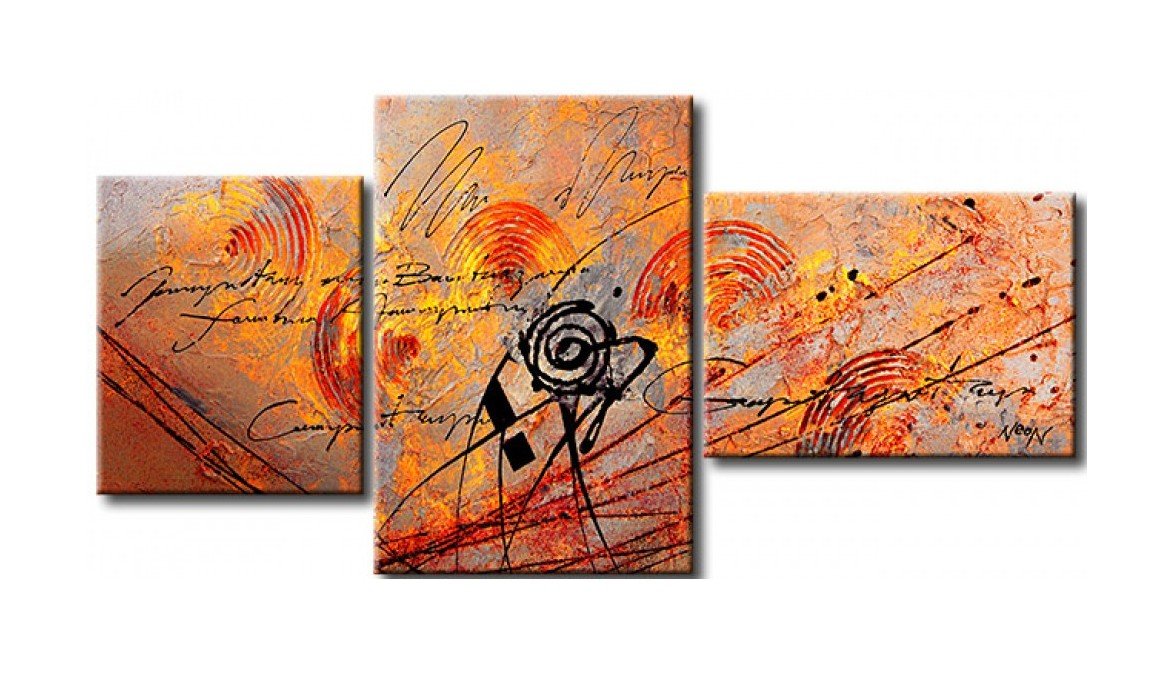 Hand Painted Artwork, Acrylic Painting Abstract, Texture Painting, 3 Piece Wall Art, Abstract Acrylic Paintings-Grace Painting Crafts