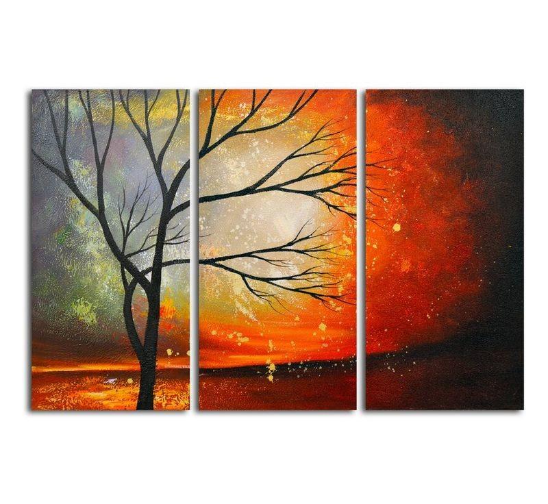 Acrylic Painting on Canvas, Hand Painted Wall Art Paintings, Tree of Life Painting, Large Paintings for Bedroom-Grace Painting Crafts