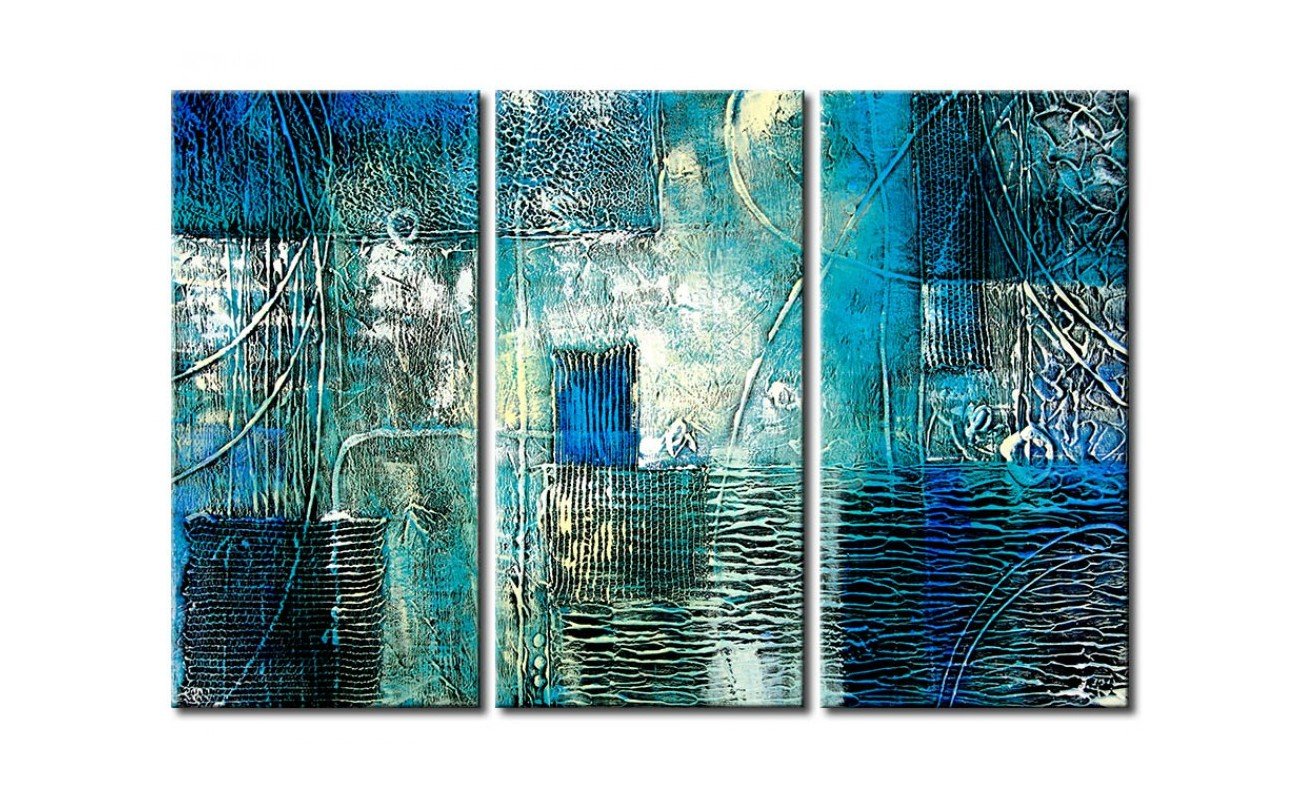 Texture Painting, Contemporary Art Painting, 3 Piece Wall Painting, Modern Acrylic Paintings, Bedroom Wall Art-Grace Painting Crafts