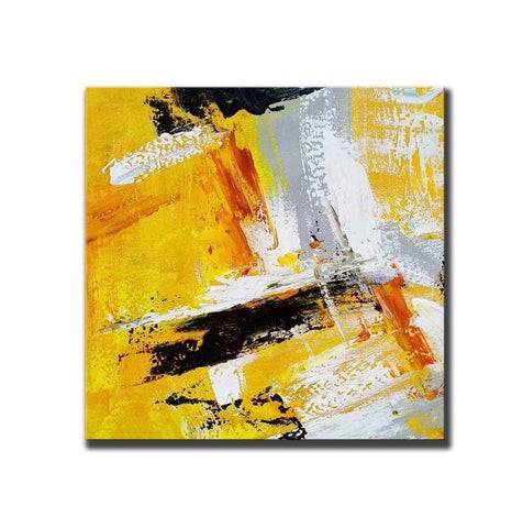 Hand Painted Acrylic Painting, Abstract Wall Painting for Living Room, Acrylic Paintings for Dining Room, Modern Contemporary Artwork-Grace Painting Crafts