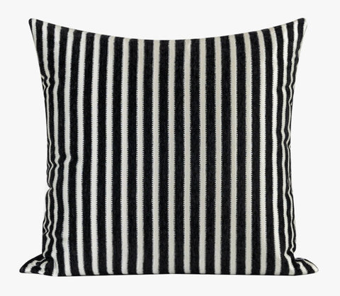 Simple Modern Sofa Throw Pillows, Black and White Stripe Abstract Contemporary Throw Pillow for Living Room, Modern Decorative Throw Pillows for Couch-Grace Painting Crafts