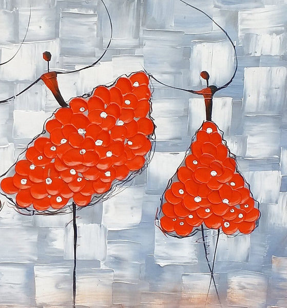 Contemporary Wall Art Ideas, Ballet Dancer Painting, Acrylic Canvas Painting, Buy Art Online, Abstract Painting for Dining Room-Grace Painting Crafts
