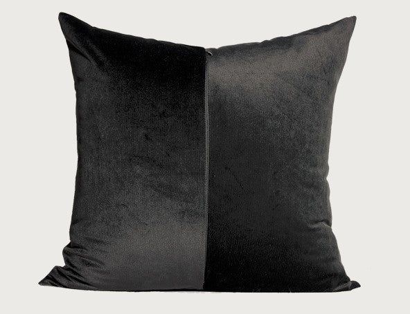 Black Grey Modern Sofa Pillows, Modern Pillows for Living Room, Decorative Modern Pillows for Couch, Contemporary Throw Pillows-Grace Painting Crafts