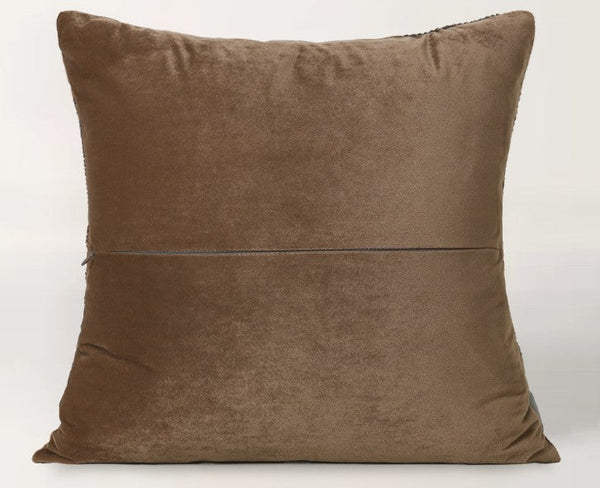 Brown Pillows for Couch, Decorative Throw Pillows, Modern Sofa Pillows, Modern Throw Pillows for Living Room-Grace Painting Crafts