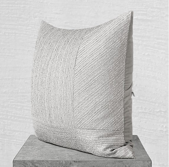 Light Gray Modern Throw Pillows for Couch, Contemporary Throw Pillow for Living Room, Simple Modern Sofa Pillows, Decorative Pillows for Sofa-Grace Painting Crafts