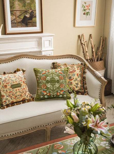 Modern Sofa Pillows, Decorative Throw Pillows, Beautiful Throw Pillows, Short Velvet Pillow Cover, Decorative Pillows for Living Room-Grace Painting Crafts