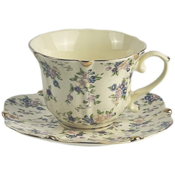 British Afternoon Tea Cup and Saucer in Gift Box, China Porcelain Tea Cup Set, Unique Tea Cup and Saucers, Royal Ceramic Cups, Elegant Vintage Ceramic Coffee Cups-Grace Painting Crafts