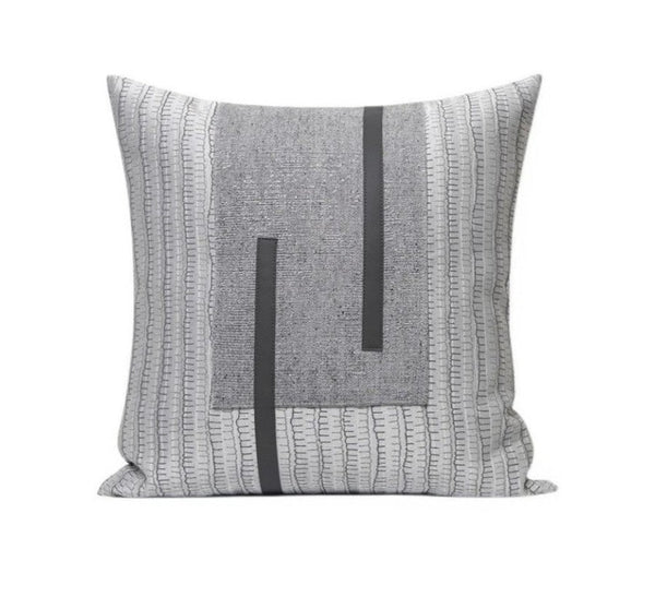 Gray Modern Simple Throw Pillows for Living Room, Decorative Modern Sofa Pillows, Modern Throw Pillows for Couch, Large Simple Modern Pillows-Grace Painting Crafts