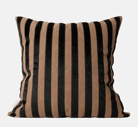 Large Modern Decorative Pillows for Sofa, Contemporary Cushions for Interior Design, Brown Modern Throw Pillows for Couch-Grace Painting Crafts